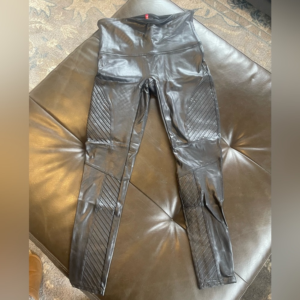 Faux Leather Moto Leggings